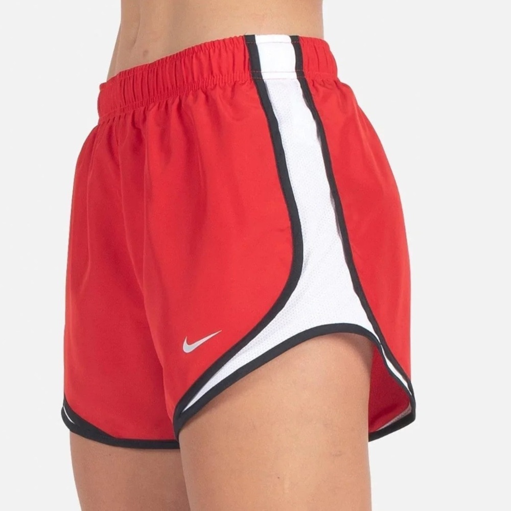 Nike Red Athletic Tempo Running Shorts Lightweight Performance